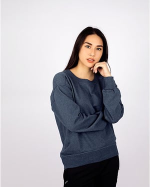 Saturday Cotton Blend Womens Crew Neck Sweatshirt