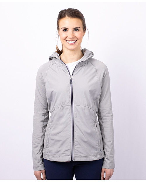 Cutter & Buck Adapt Eco Knit Hybrid Recycled 91վs Full Zip Jacket