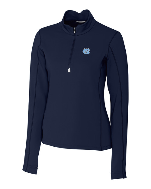 North Carolina Tar Heels Cutter & Buck Traverse Stretch Quarter Zip Womens Pullover