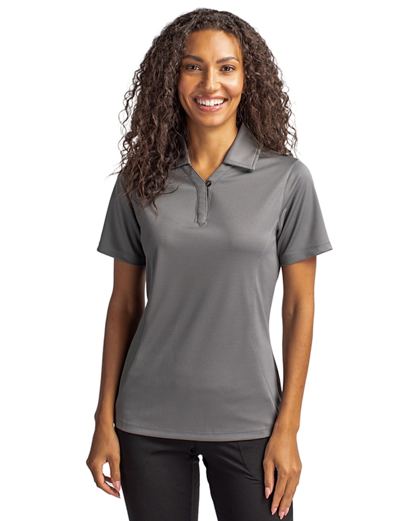 Cutter & Buck CB Drytec Genre Textured Solid Women's Polo