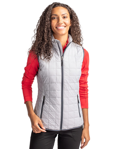 Cutter & Buck Rainier PrimaLoft® Womens Eco Insulated Full Zip Puffer Vest