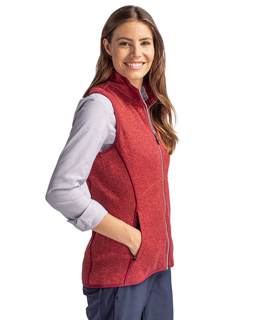 Cutter & Buck Mainsail Sweater Knit Women's Full Zip Vest