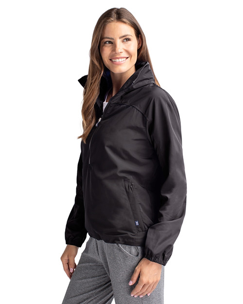 woman wearing black jacket