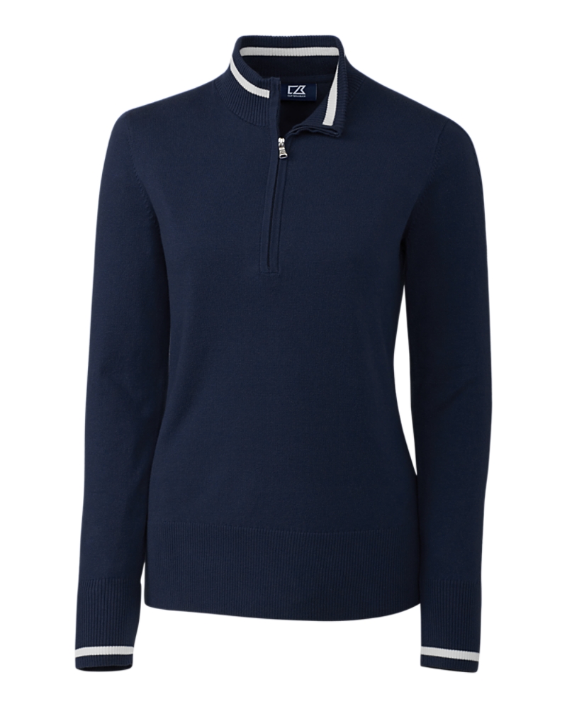 womens half zip sweater