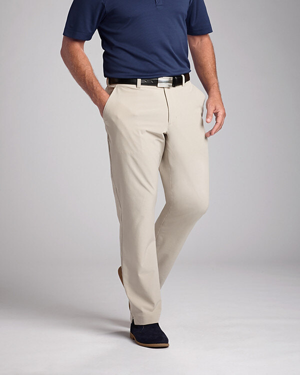 Cutter & Buck Bainbridge Men’s Flat Front Pant in Castle
