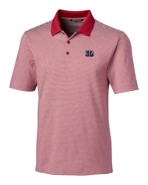 Cincinnati Bengals Americana B&T Forge Polo Tonal Stripe