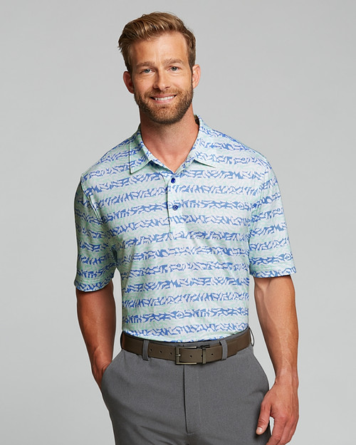 Men's Pike Polo Vine Print