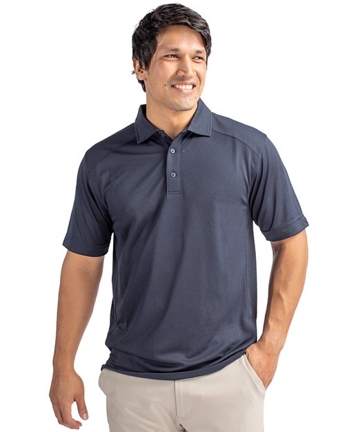 Cutter & Buck CB Drytec Genre Textured Solid Mens Polo