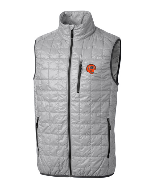 Cincinnati Bengals Historic Cutter & Buck Rainier PrimaLoft® Mens Big and Tall Eco Insulated Full Zip Puffer Vest