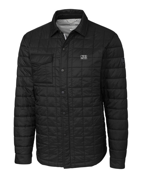 Jackson State Tigers Cutter & Buck Rainier PrimaLoft® Mens Big and Tall Eco Insulated Quilted Shirt Jacket
