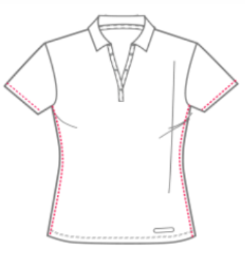 Women's Anika Fit Cutter and Buck Shirt Size Guide