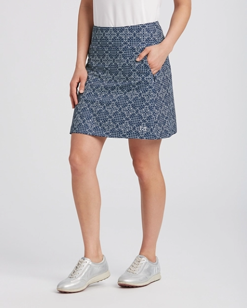 Cutter & Buck Womens Allure Printed Pull On Skort