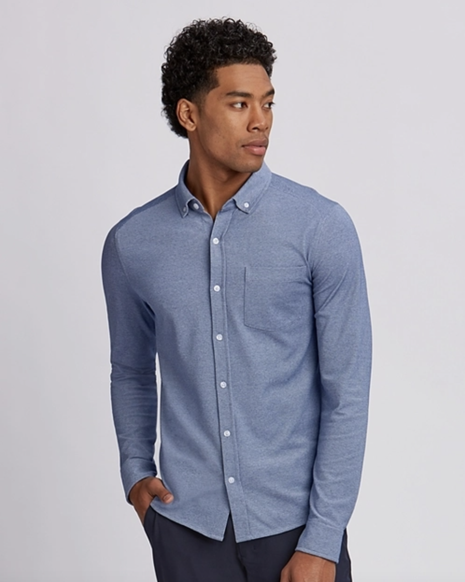 Reach Oxford Button Front Shirt