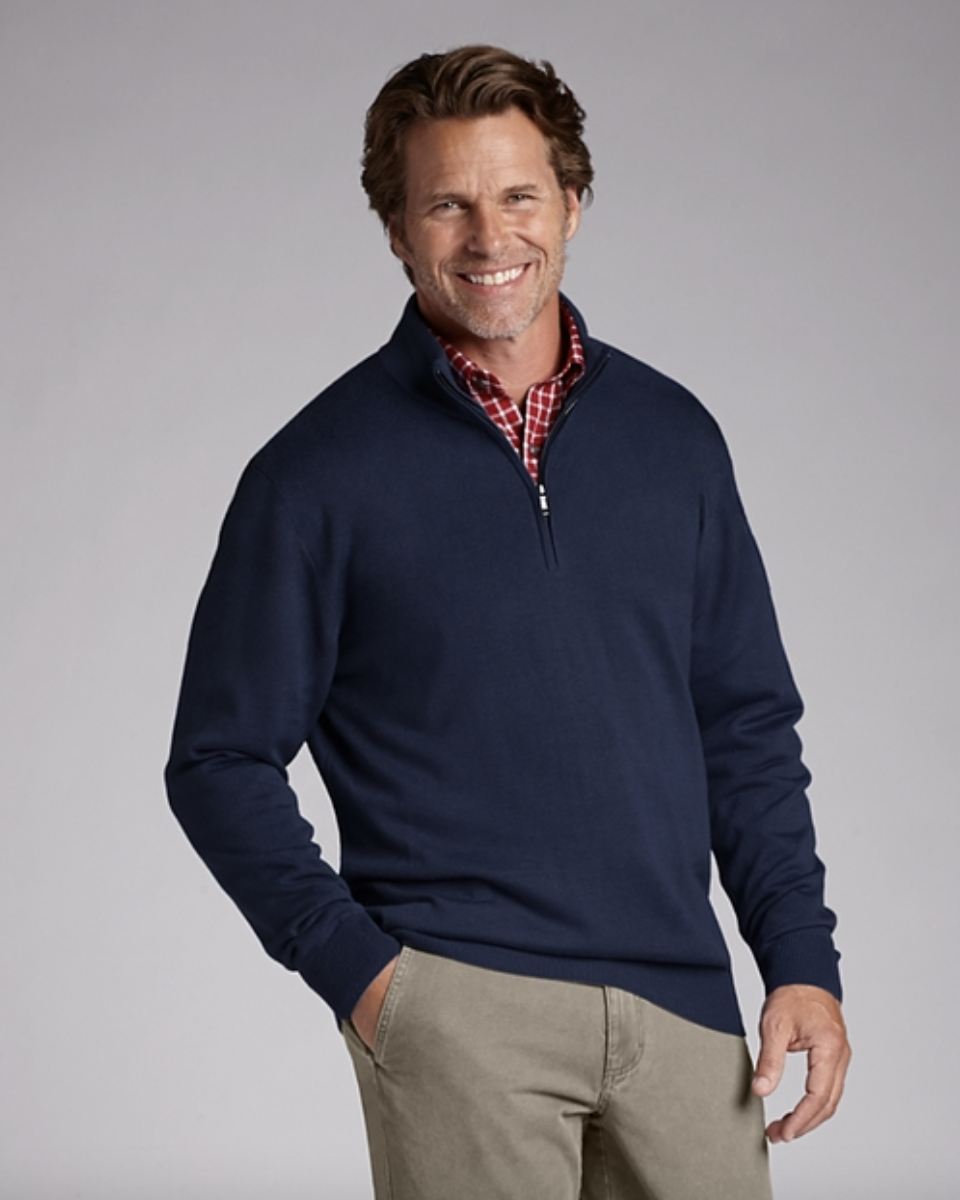 Douglas Half-Zip Mock