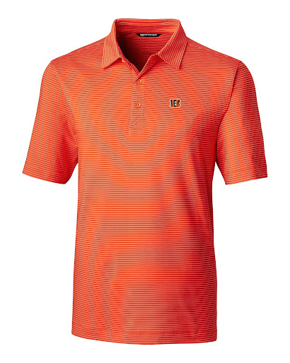 Cincinnati Bengals mens polo in orange