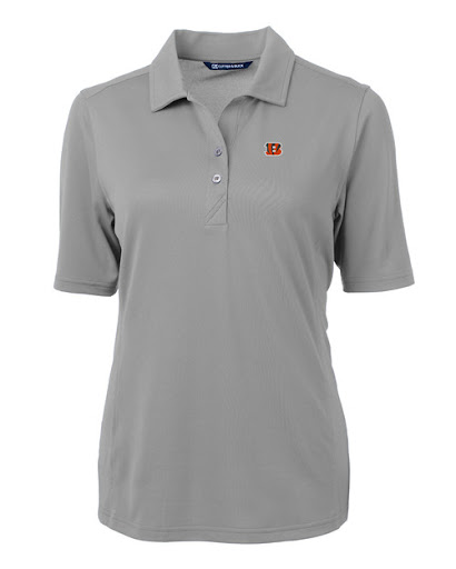 Cincinatti Bengals womens polo in grey 