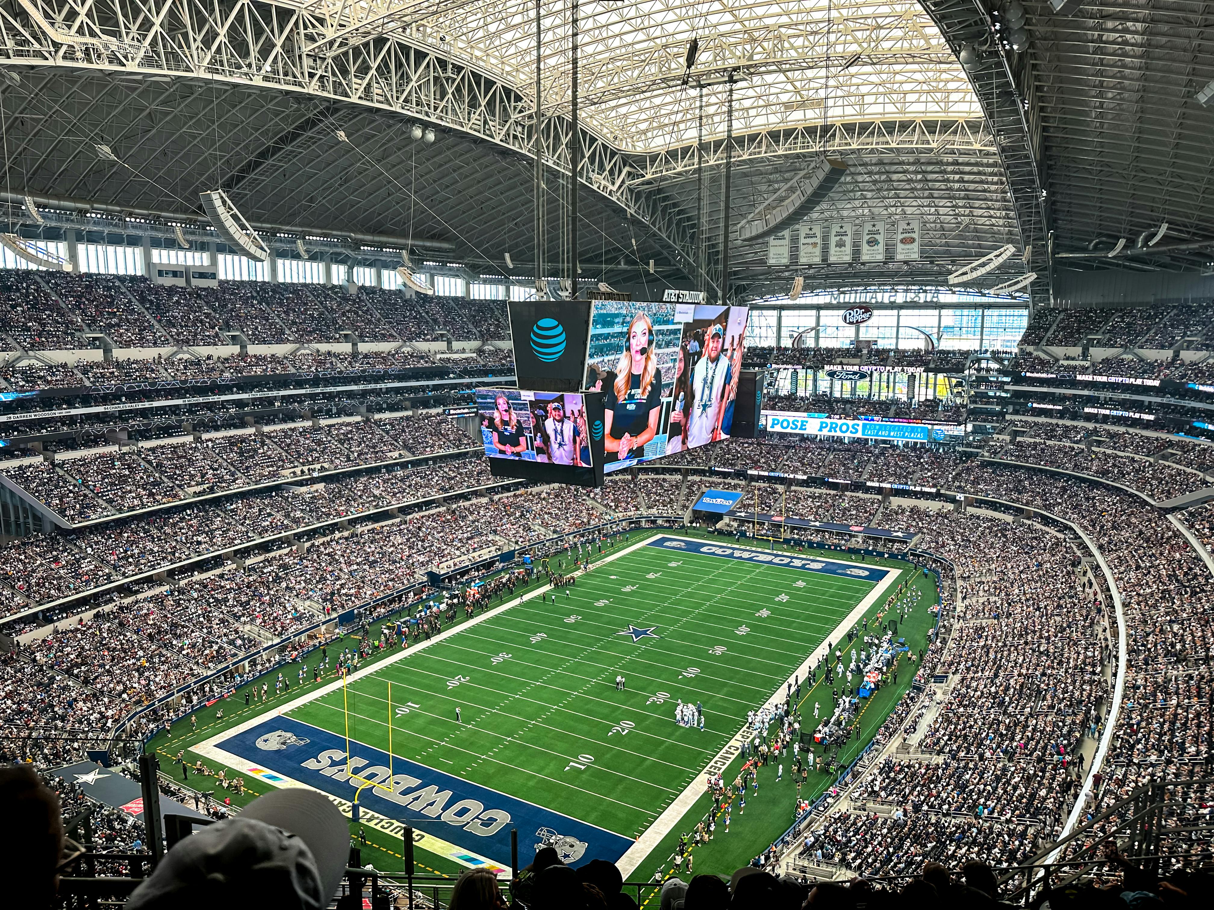 The Dallas Cowbpys Football Stadium